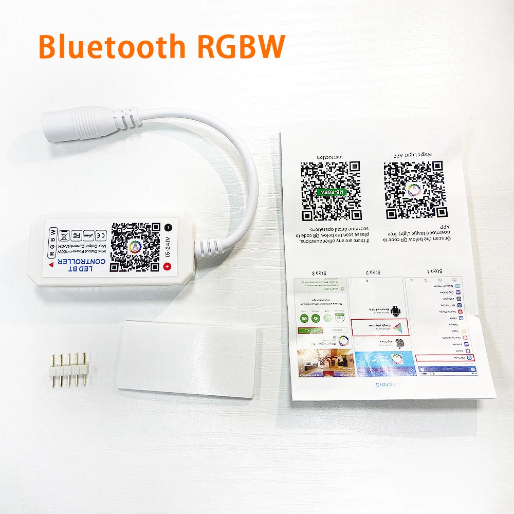 RGB WiFi LED Strip Light Bluetooth IR Controller DC 5V 12V 24V For Panel Timing Function Android IOS APP Google Magic Home