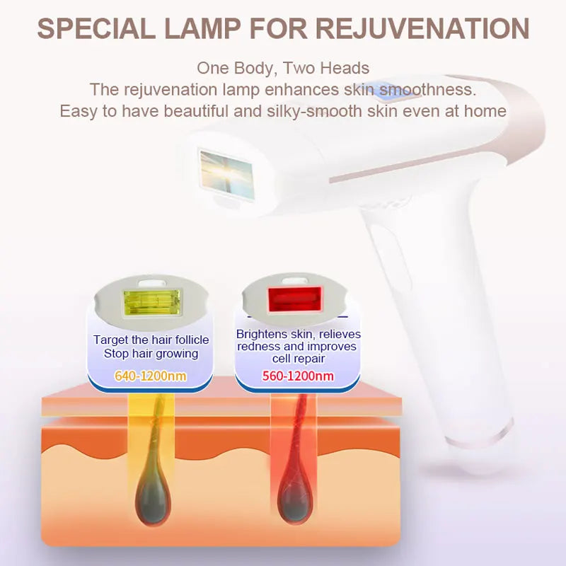 Lescolton 2in1 IPL Epilator Hair Removal LCD Display Machine T009i Laser Permanent Bikini Trimmer Electric Depilador a laser