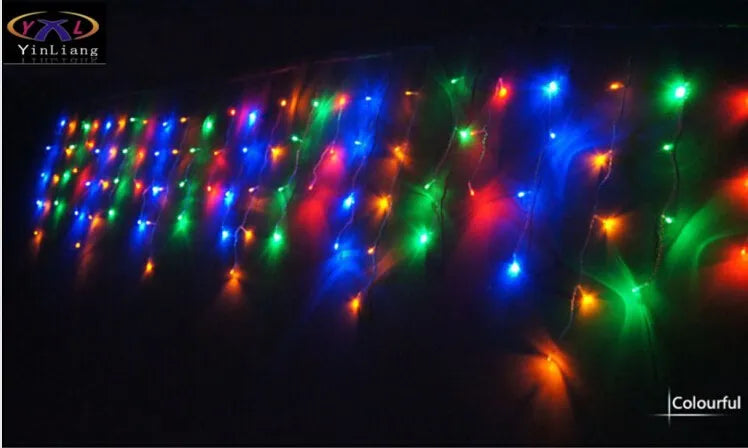 New Year Lamp 3.5m 96 SMD Christmas Garlands LED String Light Christmas Tree for Garden Party/Wedding/Holiday/Curtain Decoration