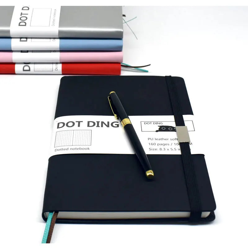 A5 Dotted Notebooks Softcover Kawaii Notepad  Diary Weekly Planner Writing Paper For Students School Office Supplies