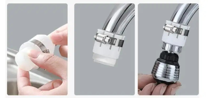 1pc Universal Joint Water fittings Shower Adapter 15~23mm Faucet Bubbler Connector for without Threaded Tap water filter Nozzle