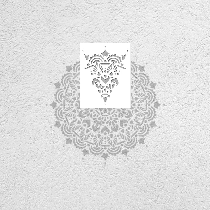 70cm - 110cm Stencil Mandala Extra Large For Painting Big Walls Wall Floor Template Decors Templates Larges Flower  S052