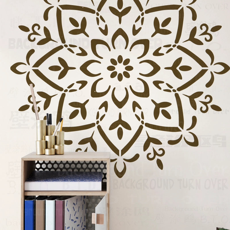 70cm - 110cm Stencil Mandala Extra Large For Painting Big Walls Wall Floor Template Decors Templates Larges Flower  S052