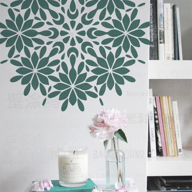 70cm - 110cm Stencil Mandala Extra Large For Painting Big Walls Wall Floor Template Decors Templates Larges Flower  S052