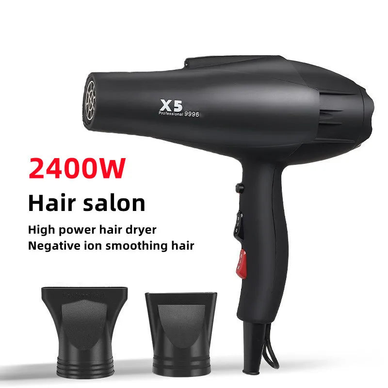 X5/X6 New High Power Wind Hair Dryer 2400W High Power Negative Ion Quick Drying Home Hair Gallery Styling Professional Hair Drye