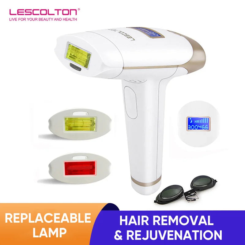 Lescolton 2in1 IPL Epilator Hair Removal LCD Display Machine T009i Laser Permanent Bikini Trimmer Electric Depilador a laser