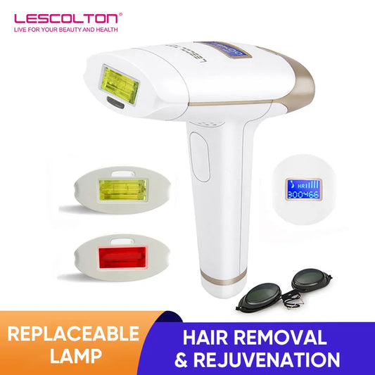 Lescolton 2in1 IPL Epilator Hair Removal LCD Display Machine T009i Laser Permanent Bikini Trimmer Electric Depilador a laser