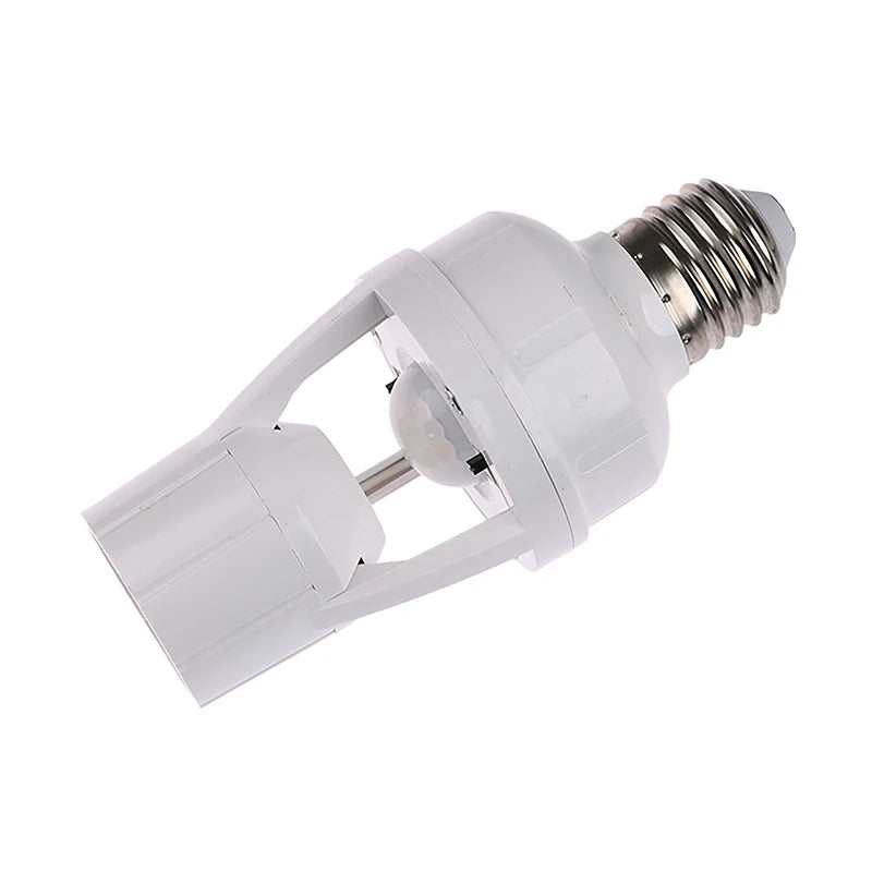 360 Degrees Human Induction Motion Sensor Lamp Socket Base AC85-265V Delay Time Switch E27 Base Holder Socket Adapter