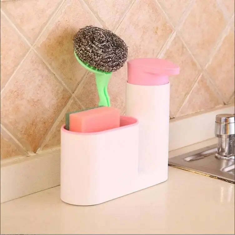 Bathroom Shampoo Soap Dispenser Container Holder Newest Portable Home Kitchen Plastic Practical Liquid Soap Shampoo Storage NEW