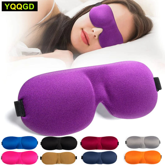 1Pcs 3D Sleep Mask Natural Sleeping Eye Mask Eyeshade Cover Shade Eye Patch Women Men Soft Portable Blindfold Travel Eyepatch