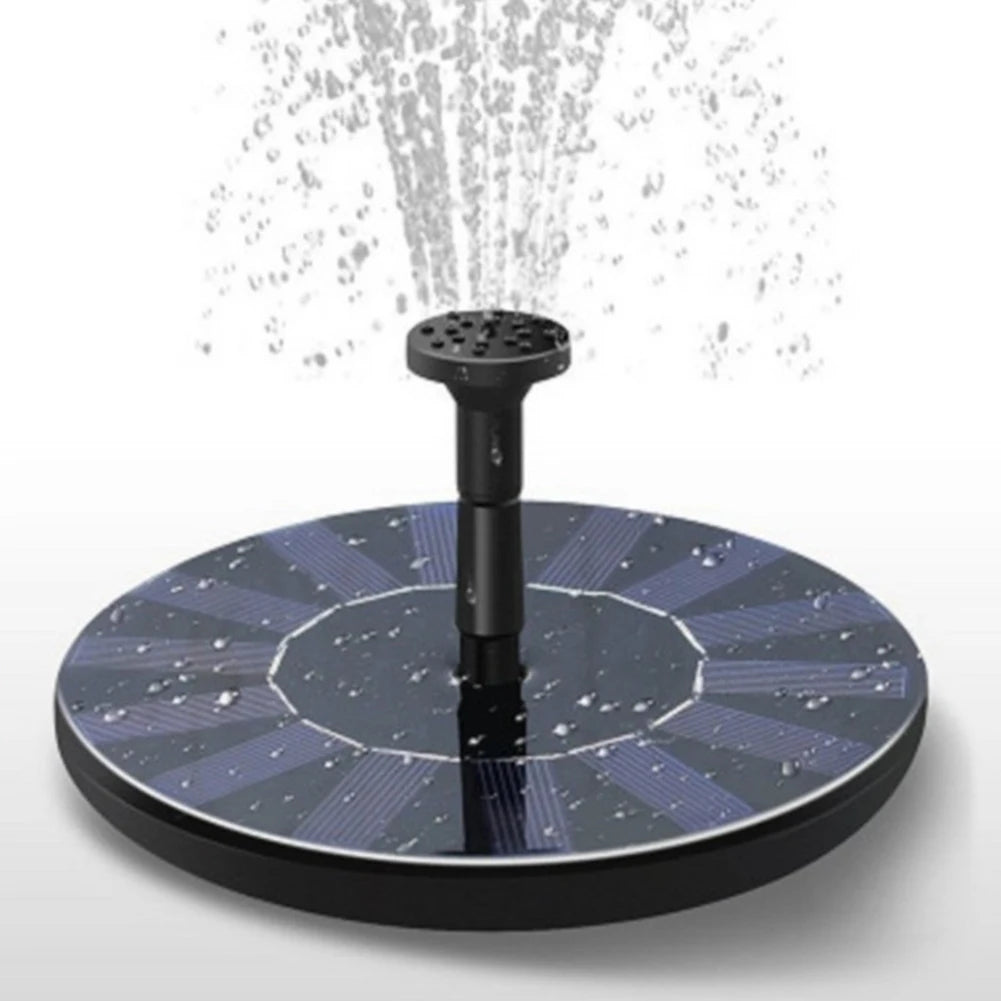 Solar Fountain Floating Pump  With 6 Nozzles Solar Bird Bath Fountai Water Feature Garden Pool Bird Bath Pond Outdoor