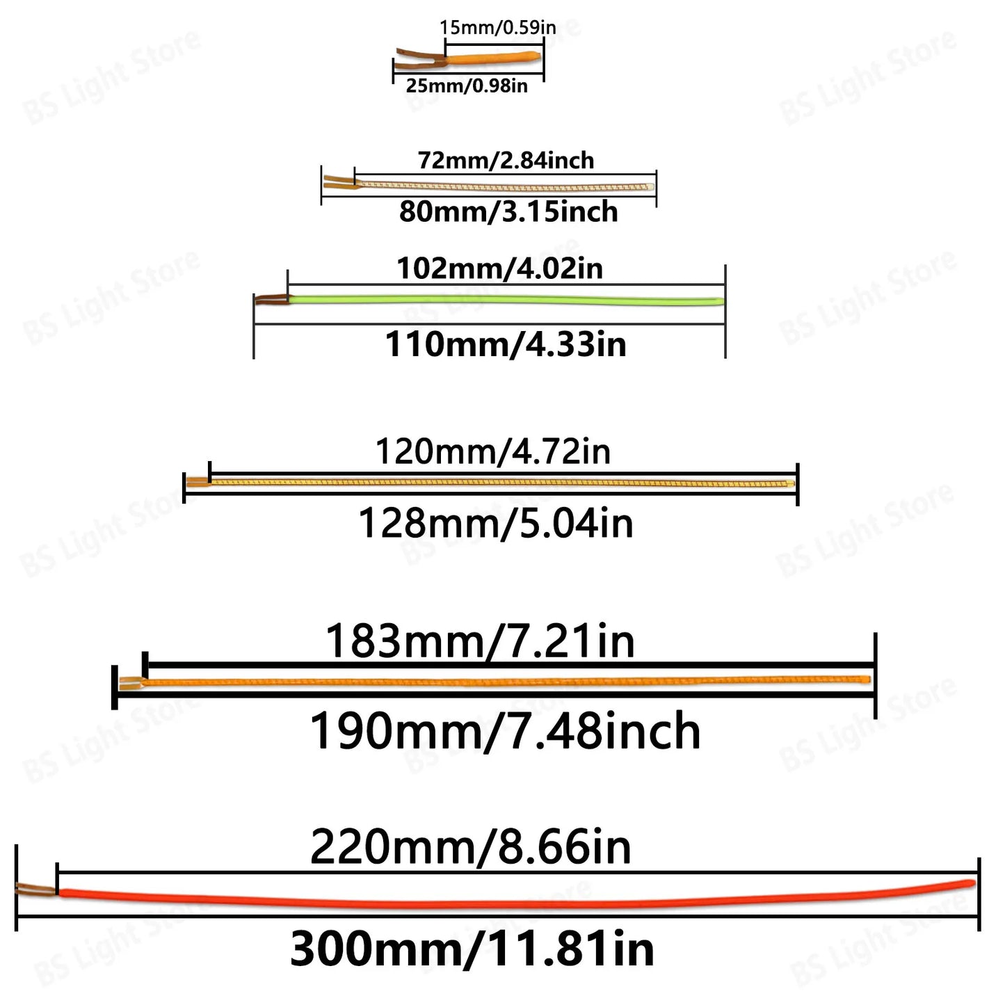 LED Filament Flexible Ice Blue Pink Red Blue Green White Warm White DC3V Positive Negative Same End For Edison Bulb Lamp Part