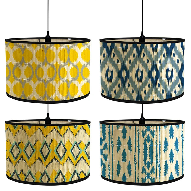 Japanese Style Lamp Shade  Bamboo Light Cover Bar Cafe Homestay Decor Chandelier Wall Lamp Lampshade Bamboo Art Light Shade