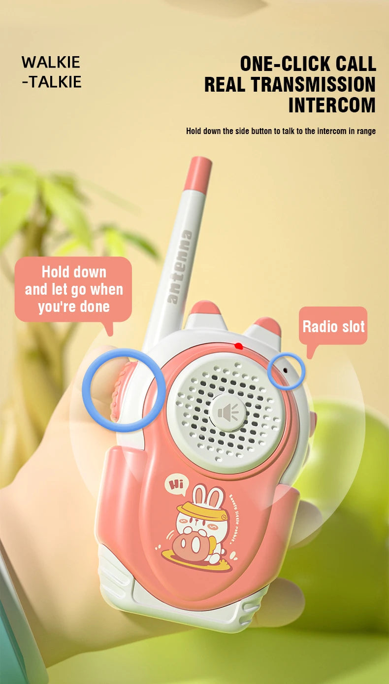 Walkie-Talkies Electronic Toy Intercom Machine Parent-Child Walkie Talkie Wireless Pager Outdoor Children's Toys for Kid Gift