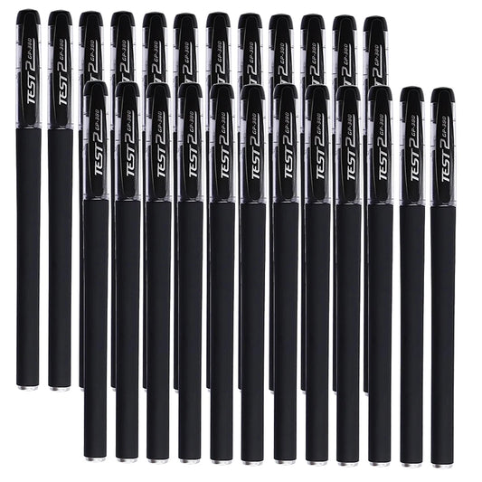 0.5mm Frosted Bullet Tip Black Ink Gel Pens Colored Aesthetic Stationery Pen Supplies Ballpoint & Office Pencils Writing School