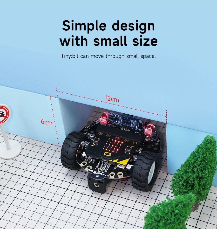 Yahboom Microbit Car Programmable Toys Coding Robotics for Microbit V2 V1 with Battery CE RoHS For STEM Education Microbit Robot