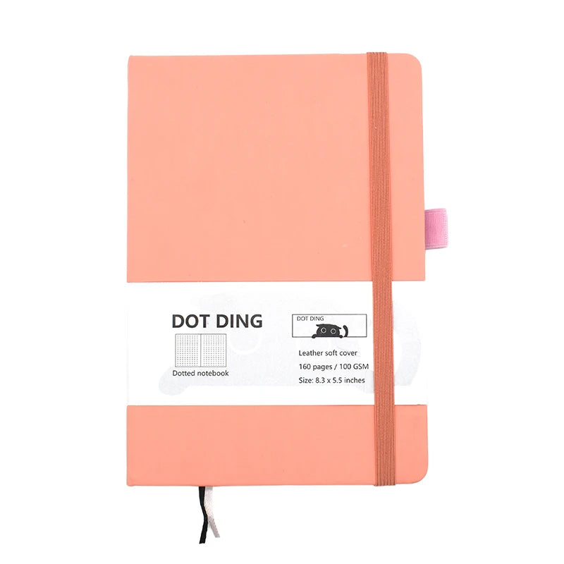 A5 Dotted Notebooks Softcover Kawaii Notepad  Diary Weekly Planner Writing Paper For Students School Office Supplies