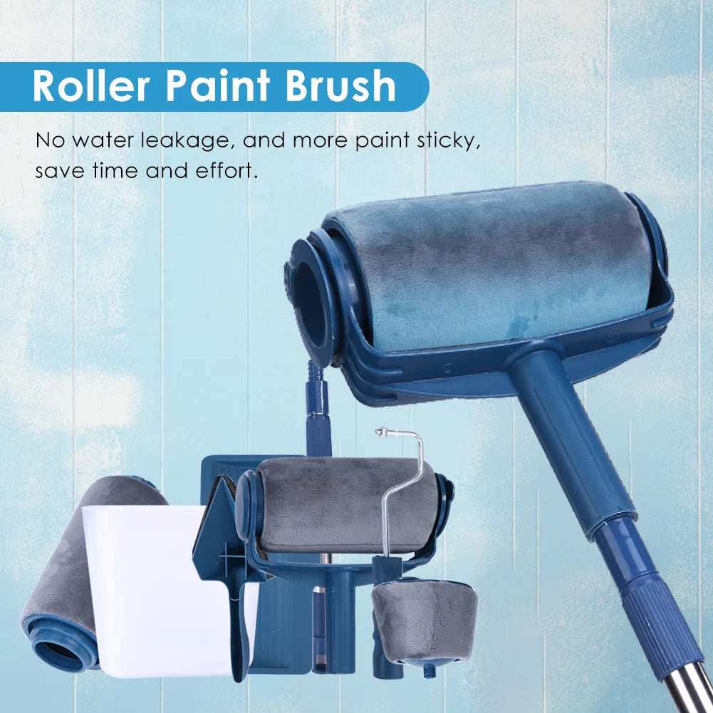 Paint Brush Roller Corner Brushes Set Household Use Wall Decorative Professional DIY Painting Brush Handle Tool