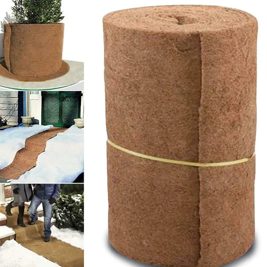 4 Sizes Coconut Palm Fiber Liner Bulk Roll Mat Carpet Flower Basket Flowerpot Wall Basket Pet Reptile Carpet