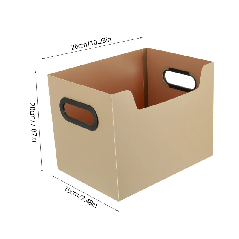 KOBEST Large Capacity Multi-function Foldable Books Desktop Storage Box Home Clothing Stationery Classification