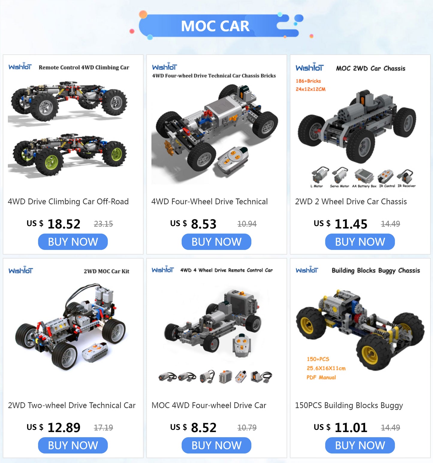 4WD Four-Wheel Drive Technical Car Chassis Bricks IR Remote Control Reciever M Motor AA Battery Box MOC Parts Kit for legoeds