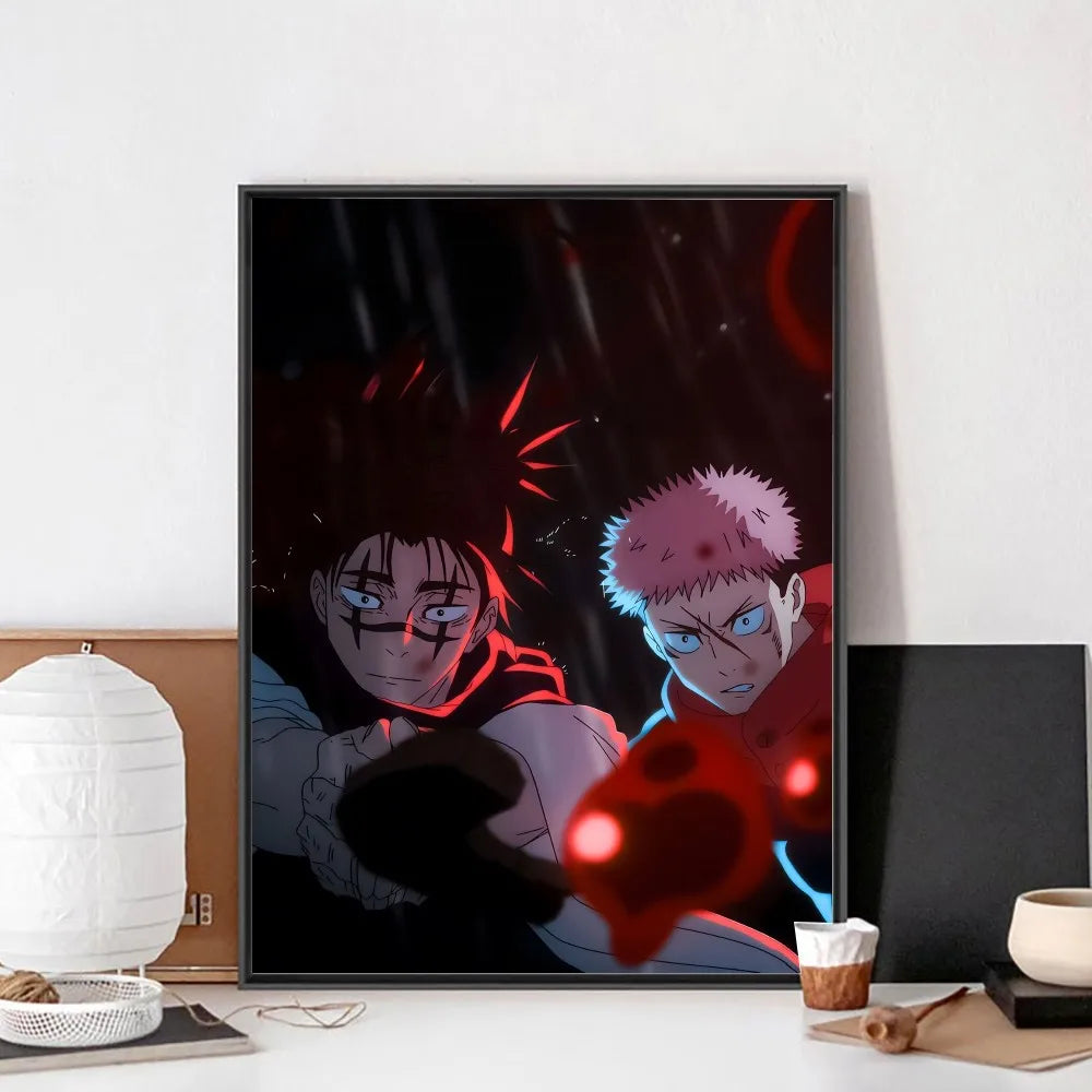 Choso Jujutsu Kaisen Anime Poster No Framed Poster Kraft Club Bar Paper Vintage Poster Wall Art Painting Bedroom Study Stickers