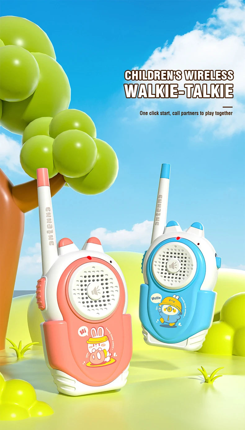 Walkie-Talkies Electronic Toy Intercom Machine Parent-Child Walkie Talkie Wireless Pager Outdoor Children's Toys for Kid Gift