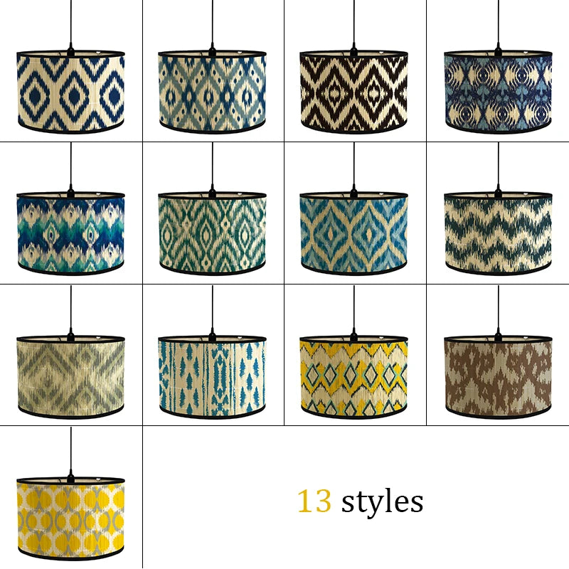 Japanese Style Lamp Shade  Bamboo Light Cover Bar Cafe Homestay Decor Chandelier Wall Lamp Lampshade Bamboo Art Light Shade