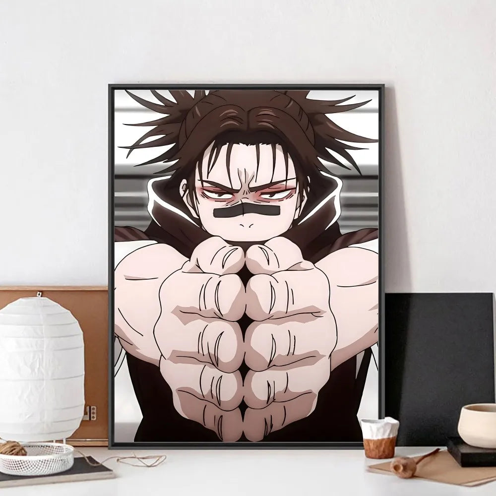 Choso Jujutsu Kaisen Anime Poster No Framed Poster Kraft Club Bar Paper Vintage Poster Wall Art Painting Bedroom Study Stickers