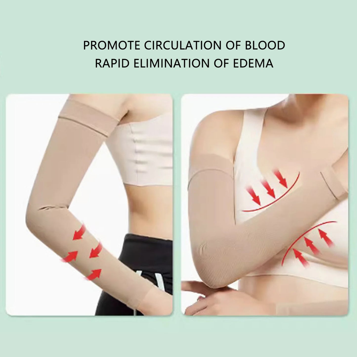 Lymphedema Arm Compression Sleeve Surgery Recovery Sleeve High Elasticity Lipid Edema Post