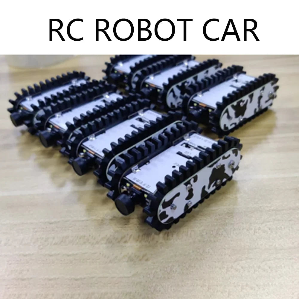 Esp32 Remote Control Tank Model Metal Chassis Tractor Crawler Balance Car Mount Truck Robot Chassis for Wifi RC Scout Robot Car