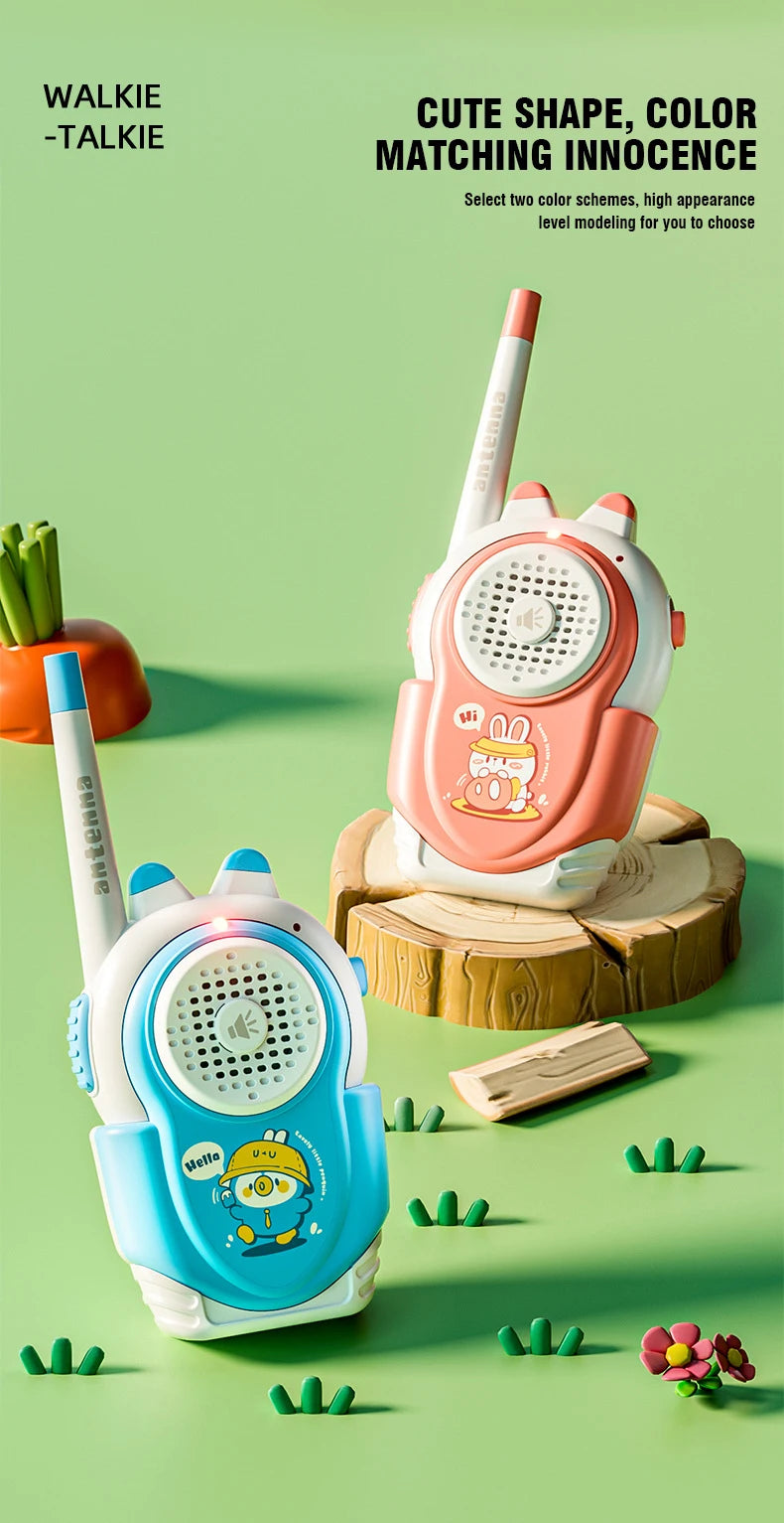 Walkie-Talkies Electronic Toy Intercom Machine Parent-Child Walkie Talkie Wireless Pager Outdoor Children's Toys for Kid Gift