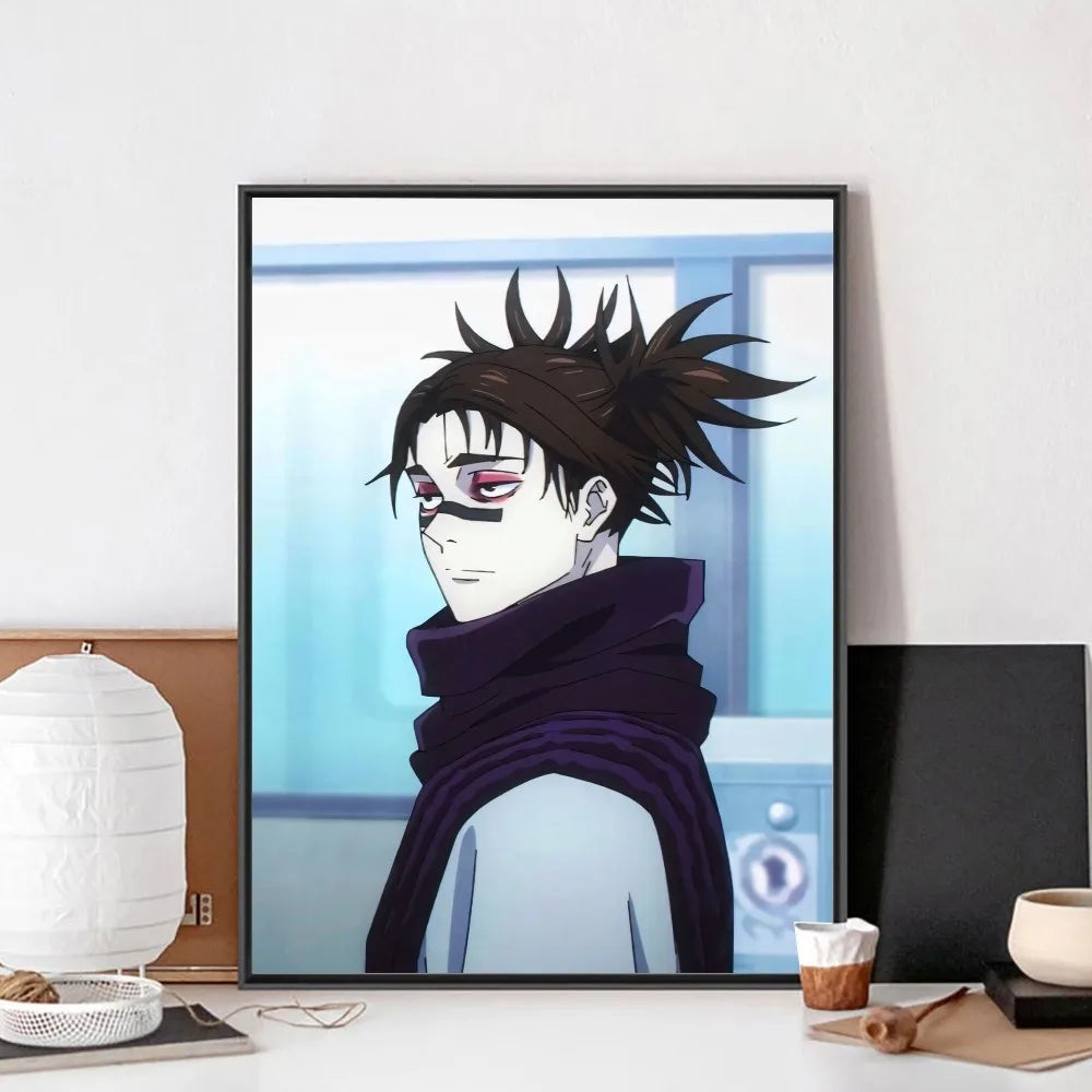 Choso Jujutsu Kaisen Anime Poster No Framed Poster Kraft Club Bar Paper Vintage Poster Wall Art Painting Bedroom Study Stickers