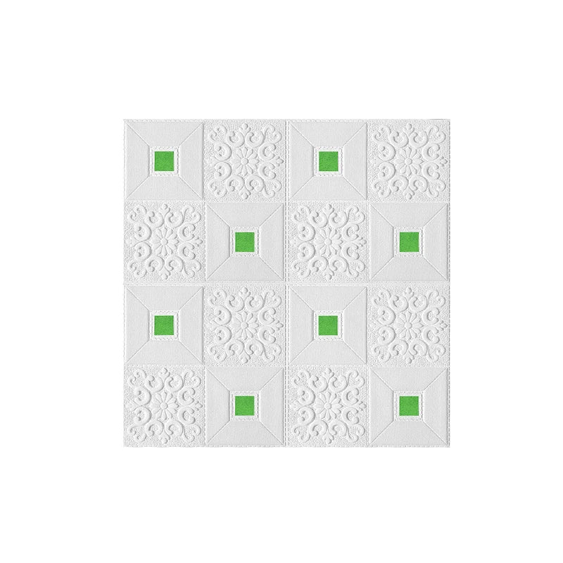 1-10Pcs 70cmx70cm 3D Tile Brick Wall Sticker Self-adhesive Foam Panel Wallpaper Bed Room Home Decoration Waterproof