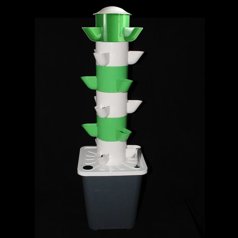 DIY 2/3/4/5/6 Tiers Vertical Tower Planters Balcony Hydroponic Growing System Home Strawberry and Vegetable Planting Equipment