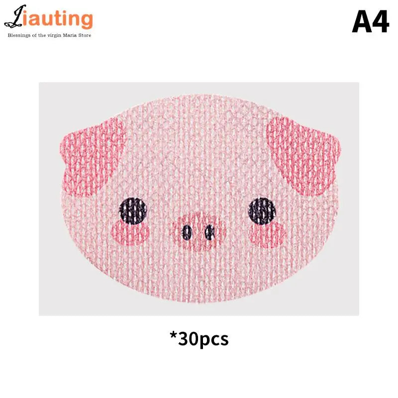 30PCS Correction Lip Nose Breathing Improving Patch For Children Cartoon Night Sleep Mouth Orthosis Tape Anti-Snoring Stickers