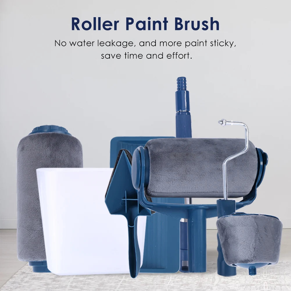 Paint Brush Roller Corner Brushes Set Household Use Wall Decorative Professional DIY Painting Brush Handle Tool