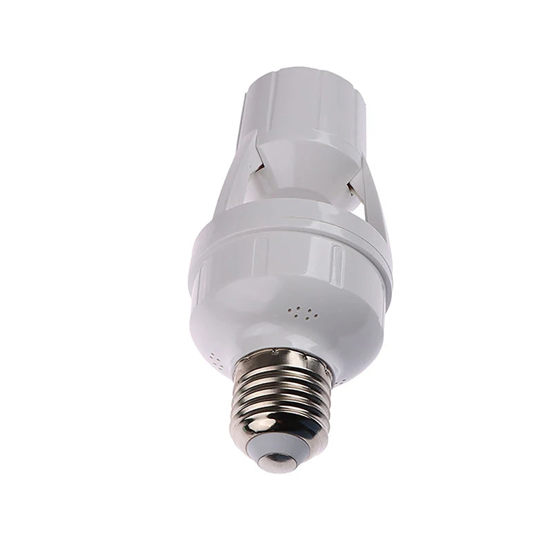 360 Degrees Human Induction Motion Sensor Lamp Socket Base AC85-265V Delay Time Switch E27 Base Holder Socket Adapter