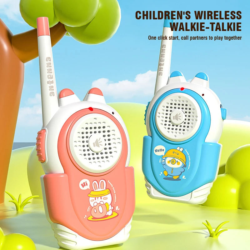 Walkie-Talkies Electronic Toy Intercom Machine Parent-Child Walkie Talkie Wireless Pager Outdoor Children's Toys for Kid Gift