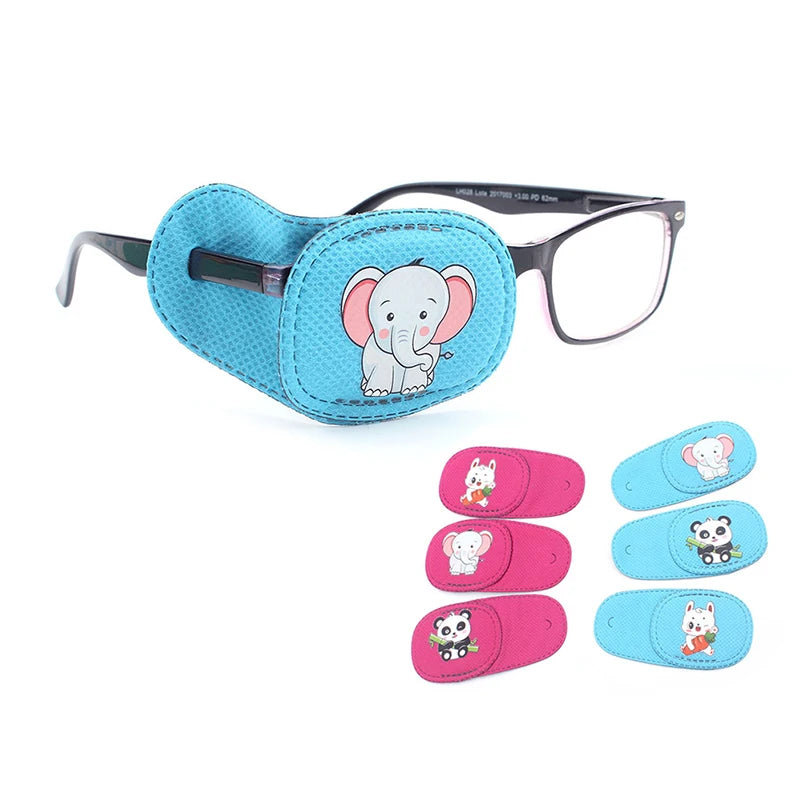 6pc/set Children Health Care Kids Child Occlusion Medical Lazy Eye Patch Eyeshade For Kids Strabismus Treatment Vision Care Kit