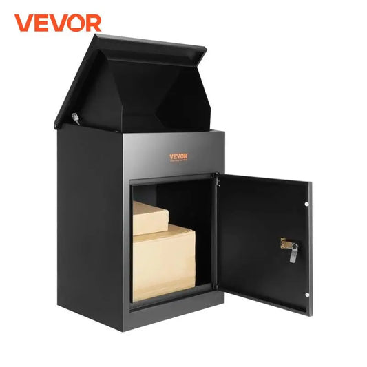 VEVOR Wall Mounted Anti-theft Mailbox IPX3 Waterproof Package Delivery Boxes for Outside Large Storage locking Mailbox for Home