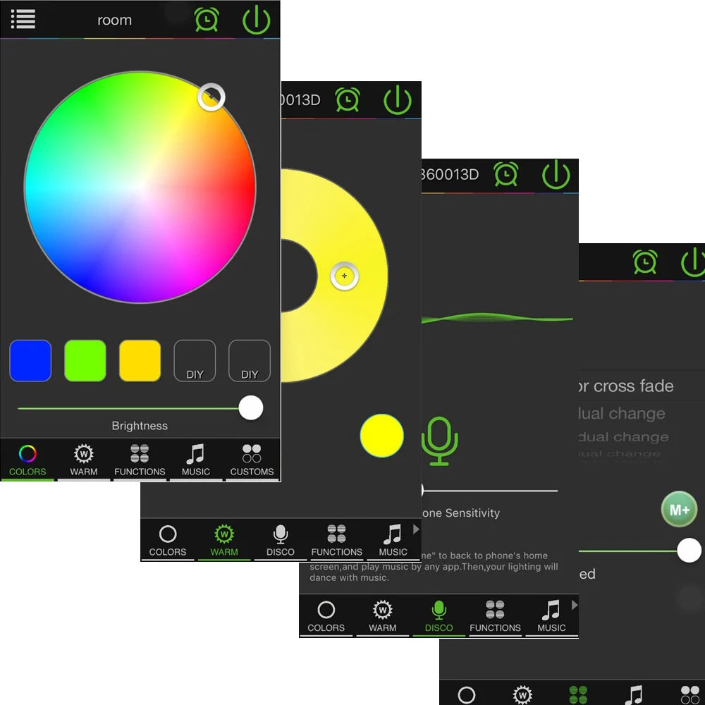 RGB WiFi LED Strip Light Bluetooth IR Controller DC 5V 12V 24V For Panel Timing Function Android IOS APP Google Magic Home