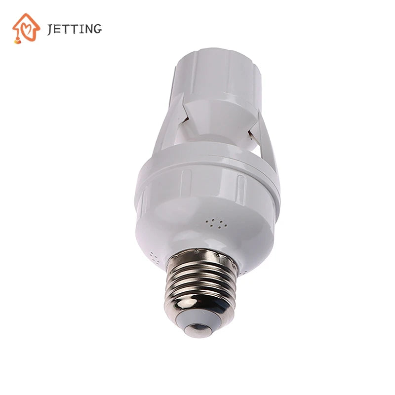 360 Degrees Human Induction Motion Sensor Lamp Socket Base AC85-265V Delay Time Switch E27 Base Holder Socket Adapter