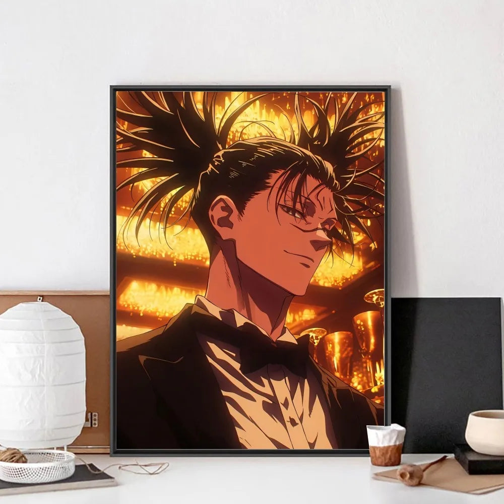 Choso Jujutsu Kaisen Anime Poster No Framed Poster Kraft Club Bar Paper Vintage Poster Wall Art Painting Bedroom Study Stickers