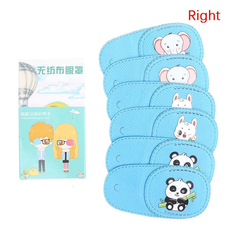 6pc/set Children Health Care Kids Child Occlusion Medical Lazy Eye Patch Eyeshade For Kids Strabismus Treatment Vision Care Kit