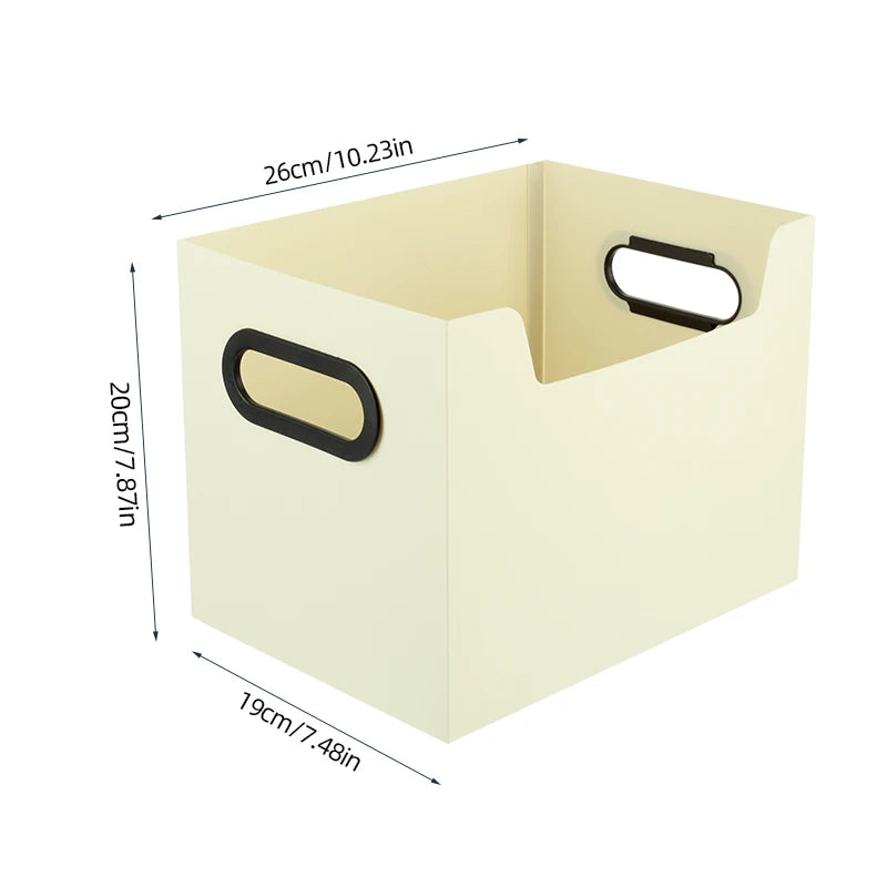 KOBEST Large Capacity Multi-function Foldable Books Desktop Storage Box Home Clothing Stationery Classification