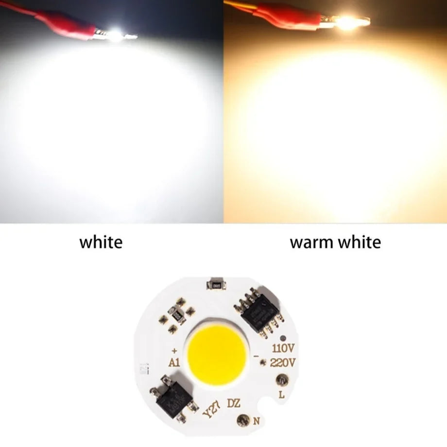 YzzKoo 3W 5W 7W 9W 10W 12W Y27 LED COB Chip Lamp 220V Smart IC No Need Driver LED Bulb For Flood Light Cold White Warm White