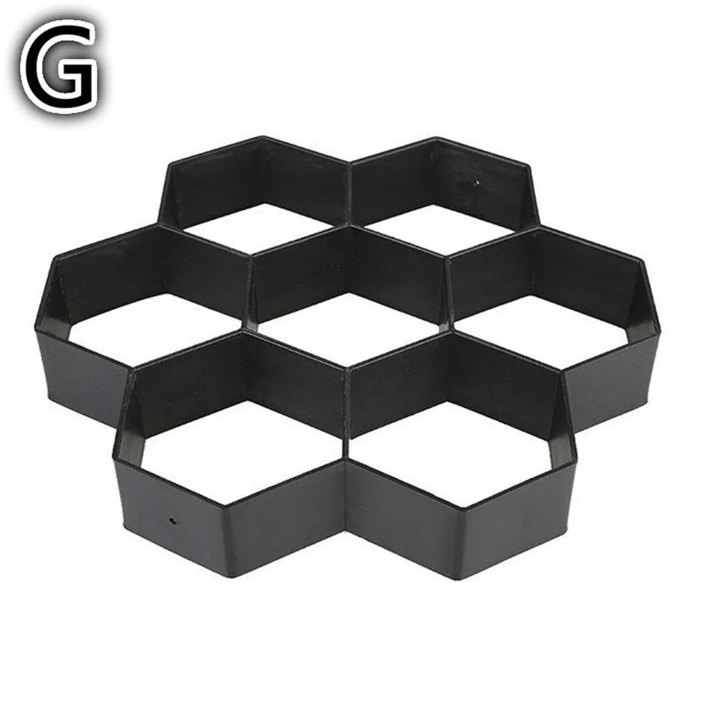 Paving Cement Brick Manually Concrete Molds Plastic DIY Maker Mold Garden Stone Road Mold Garden Decoration Paving Molds