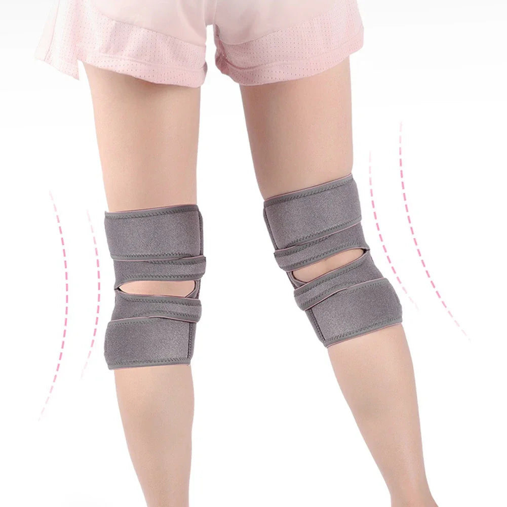 Orthopedic Knee Pad with Silicone Spring Knee Brace Support Joint Pain Relif Patella Protector Adjustable Kneepad Guard Meniscus