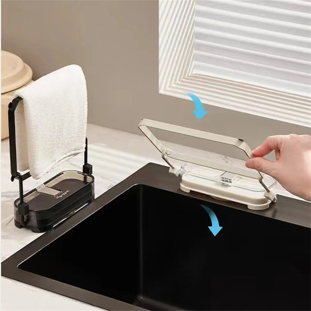 Kitchen Sink Filter Rack Suction Cup Disposable Leftover Leftovers Filter Pocket Kitchen Garbage Drain Rack Sink Strainer